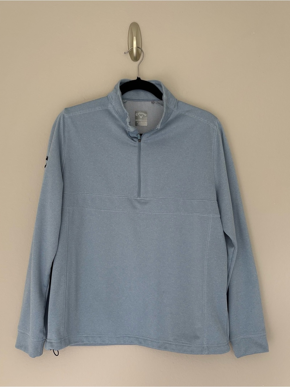Callaway Light Blue Quarter-Zip Pullover